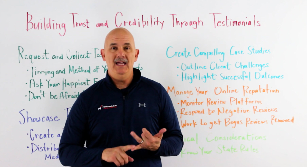 Whiteboard Wednesday Video - Building Trust and Credibility Through Testimonials